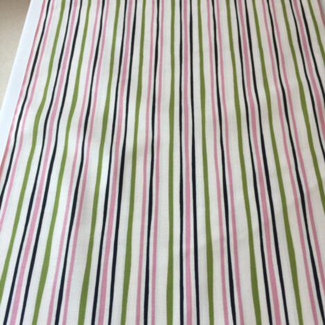 Baumwolle "Streifen" hell