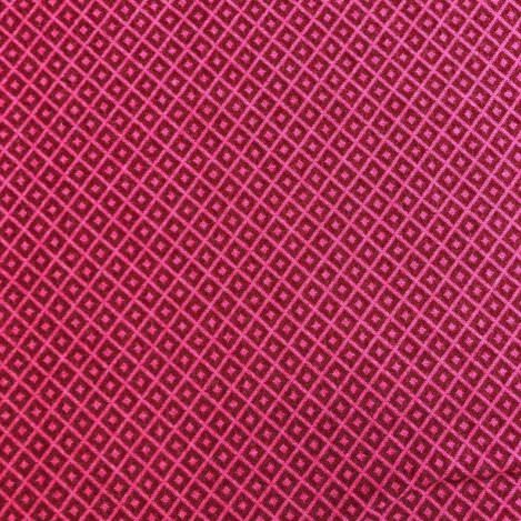 Jacquard "Raute" altrosa, pink, recycled cotton, Baumwolle, 240gr/m2