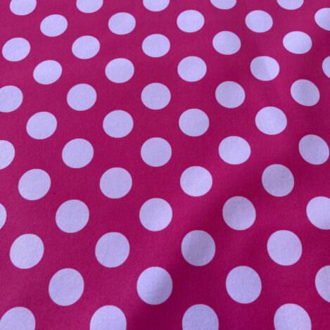 Softshell "Polka Dots", pink, Punkte, Outdoor, Regenjacke, Regenrock, 300gr/m2