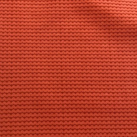 Jersey "ZickZack" braun, Ökotex 100