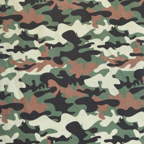 Baumwolle "Camouflage", grün, Todesstern, Kim von Swafing