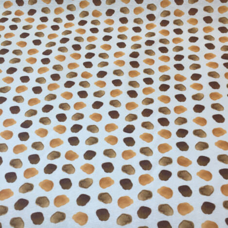 Wachstuch "Aquarell Tropfen", braun, beschichtete Baumwolle, Tischdecke, Futterstoff, wasserabweisend