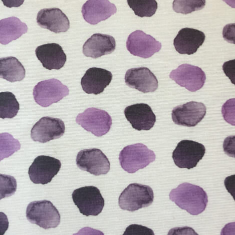 Wachstuch "Aquarell Tropfen", lila, beschichtete Baumwolle, Tischdecke, Futterstoff, wasserabweisend