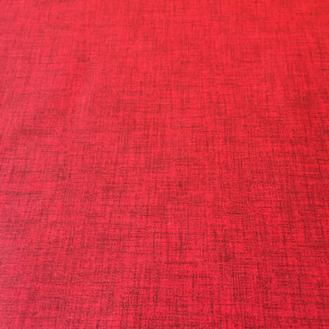 Wachstuch Baumwolle beschichtet uni rot