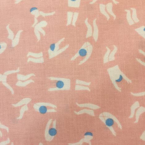 Baumwolle Schwimmbad rosa