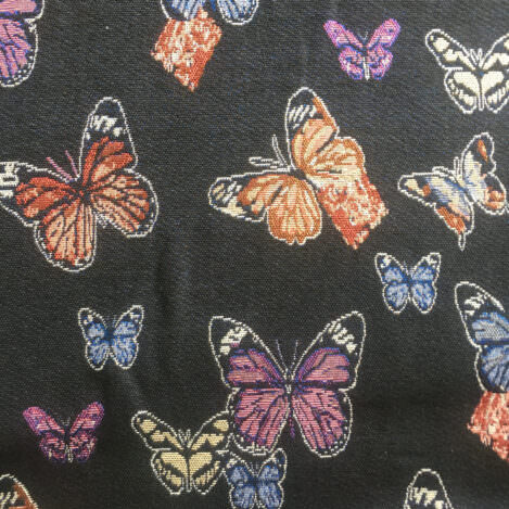 Vintage Jacquard Schmetterlinge