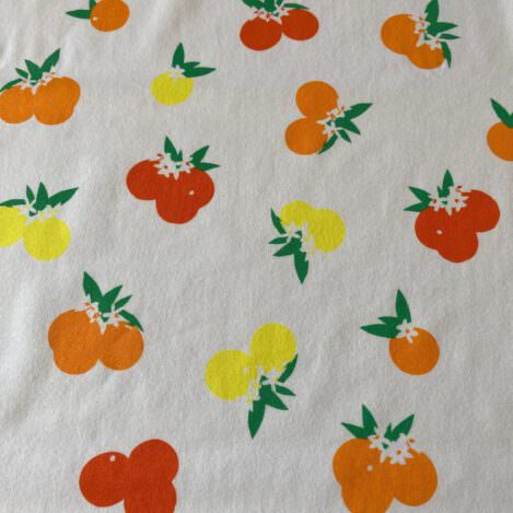 Jersey "Citrus Sunrise Study", Zitronen, Orangen, Sommer, 190gr/m2