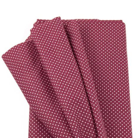 Baumwolle "Lola 402", bordeau , Pünktchen, Polka Dots, gepunktet