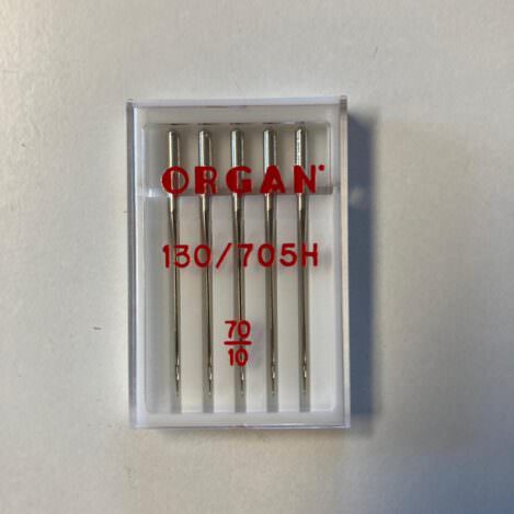 Nadeln: Flachkolben, Nähmaschinennadeln, Maschinennadeln, Organ, Stärke 70, 5 Stück Päckchen