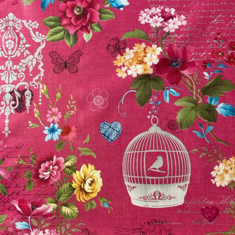 Wachstuch "Florentine", pink