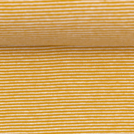 Bündchen "Stella" Nr. 314011, goldgelb/weiß , Ökotex 100