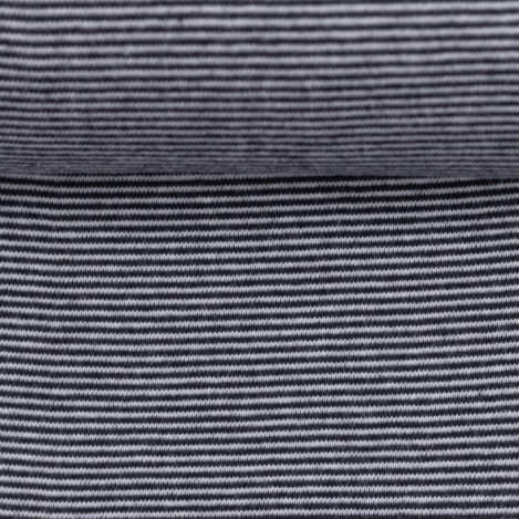 Bündchen "Stella" Nr. 599011, dunkelblau/weiß , Ökotex 100