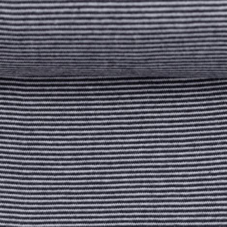 Bündchen "Stella" Nr. 299011, schwarz/weiß , Ökotex 100