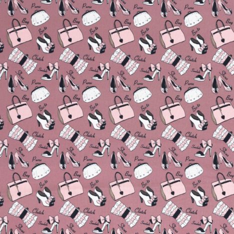 Baumwolle Kim "Fashion" rosa, fest gewebte Baumwolle, Ökotex 100, für Blusen, Hemden, Taschen, Tischwäsche und vieles mehr, nicht dehnbar