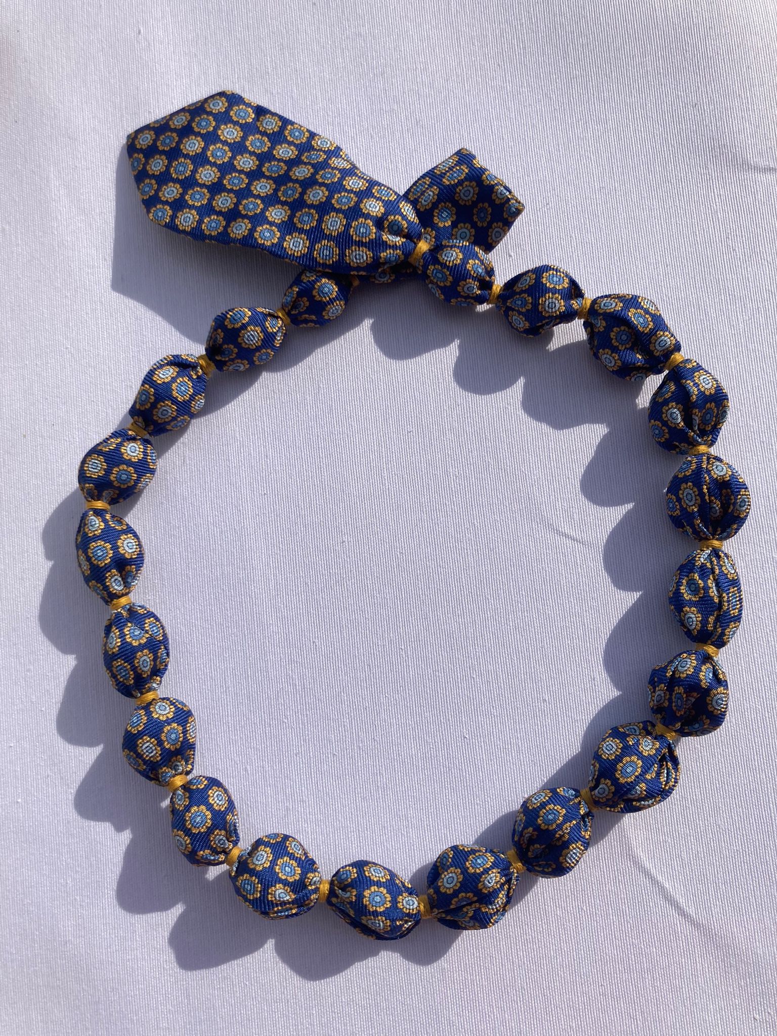 Krawattenkette Silk Flower K3 – Bild 5