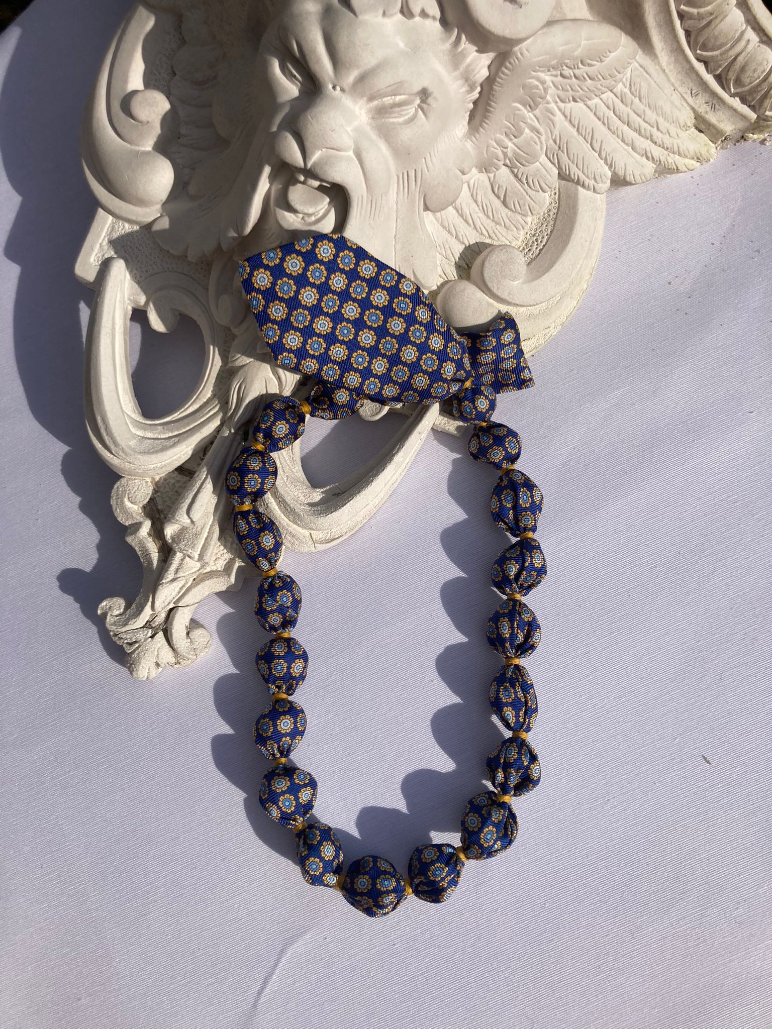 Krawattenkette Silk Flower K3 – Bild 3