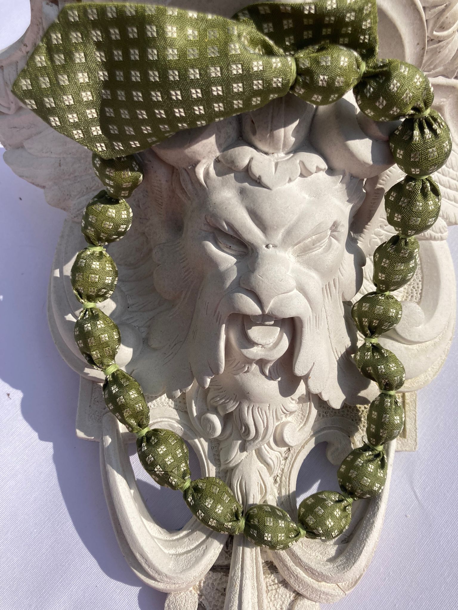 Krawattenkette Silk Karo K1