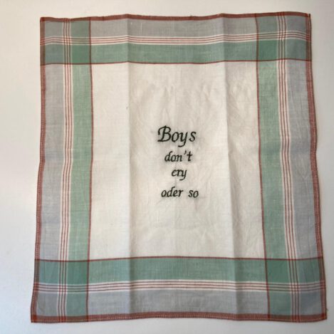 Taschentuch "Boys don´t cry" 3