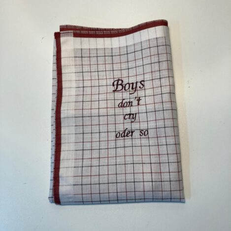 Taschentuch "Boys don´t cry" 2