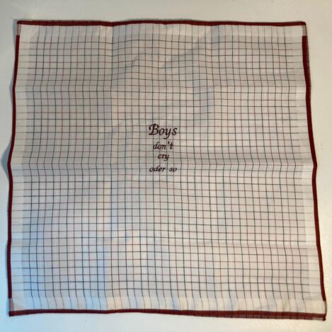 Taschentuch "Boys don´t cry" 3