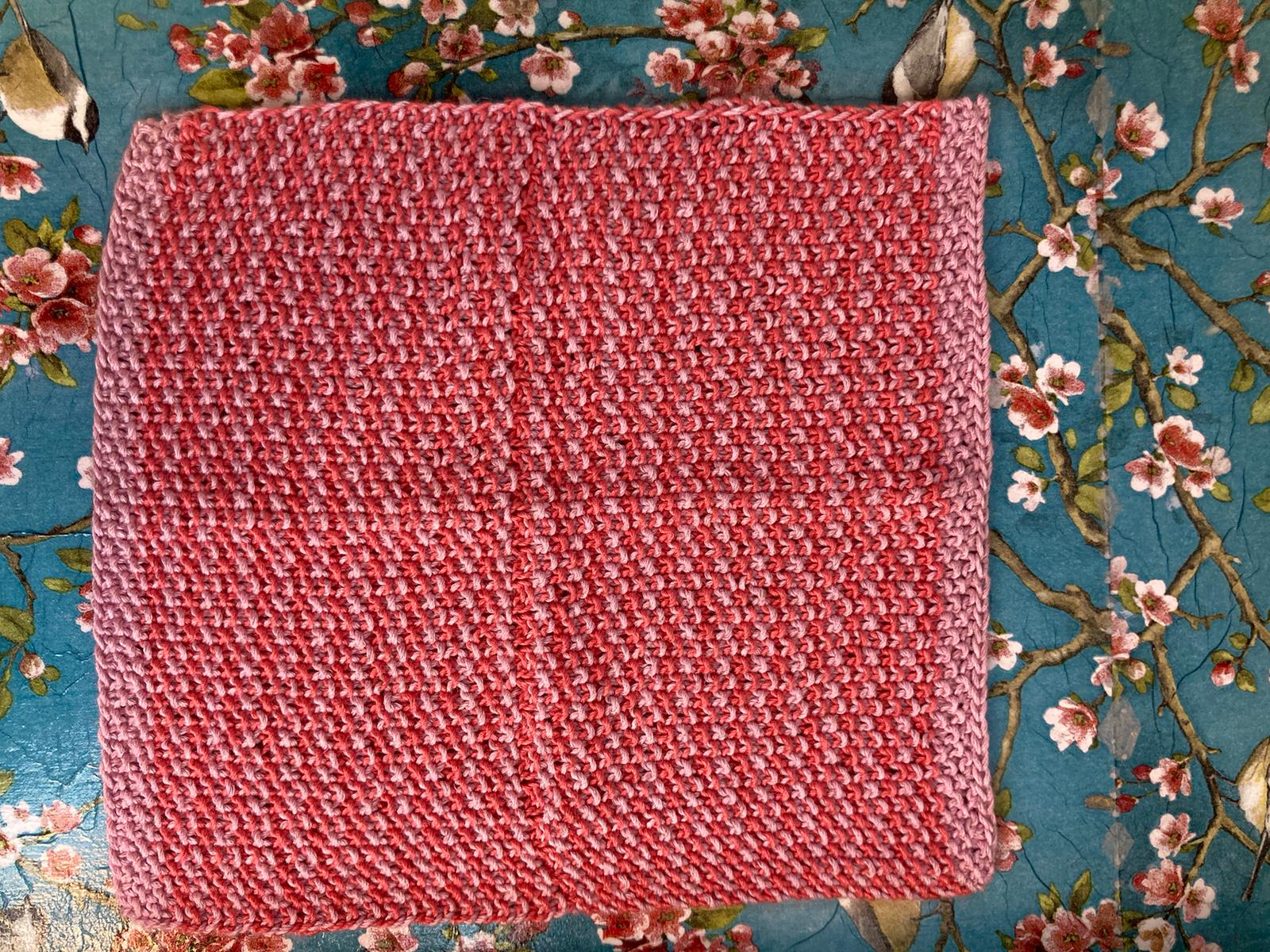 Organisch gestricktes Spültuch aus Leinen ca. 20 x 20 cm, Mikroplastik frei – Bild 5